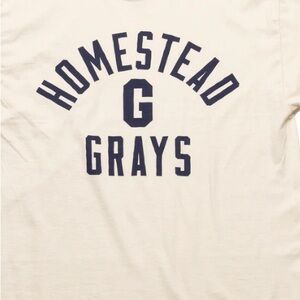 Beige Homestead Grays Graphic Tee